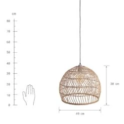 Lampenschirm Ø49cm CORBELLE In Natur -Home Decoration&Supplies butlers lampenschirm o49cm corbelle in natur 2