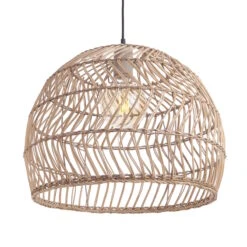 Lampenschirm Ø49cm CORBELLE In Natur -Home Decoration&Supplies butlers lampenschirm o49cm corbelle in natur 4