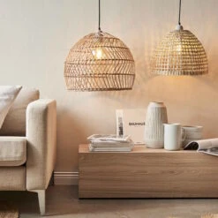 Lampenschirm Ø49cm CORBELLE In Natur -Home Decoration&Supplies butlers lampenschirm o49cm corbelle in natur 7