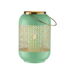 Laterne H 27cm EMILIE In Mint