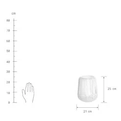 Laterne Höhe 25cm COCOON In Weiß -Home Decoration&Supplies butlers laterne hohe 25cm cocoon in weiss 3