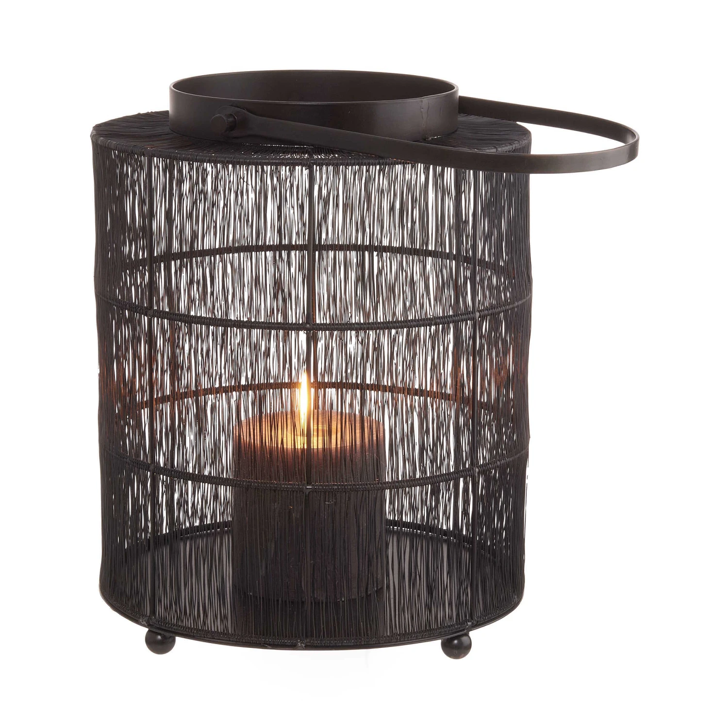 Laterne Höhe 33cm JAPANDI In Schwarz 5 Laterne Höhe 33cm JAPANDI In Schwarz – Bild 3