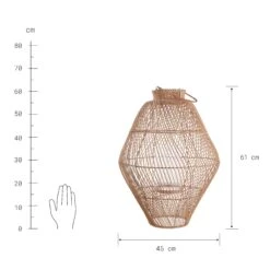 Laterne Höhe 61cm BALI NIGHTS In Natur -Home Decoration&Supplies butlers laterne hohe 61cm bali nights in natur 3