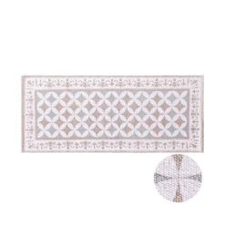 Läufer Kacheln L 70 X B 170cm SILENT DANCER In Pastellblau