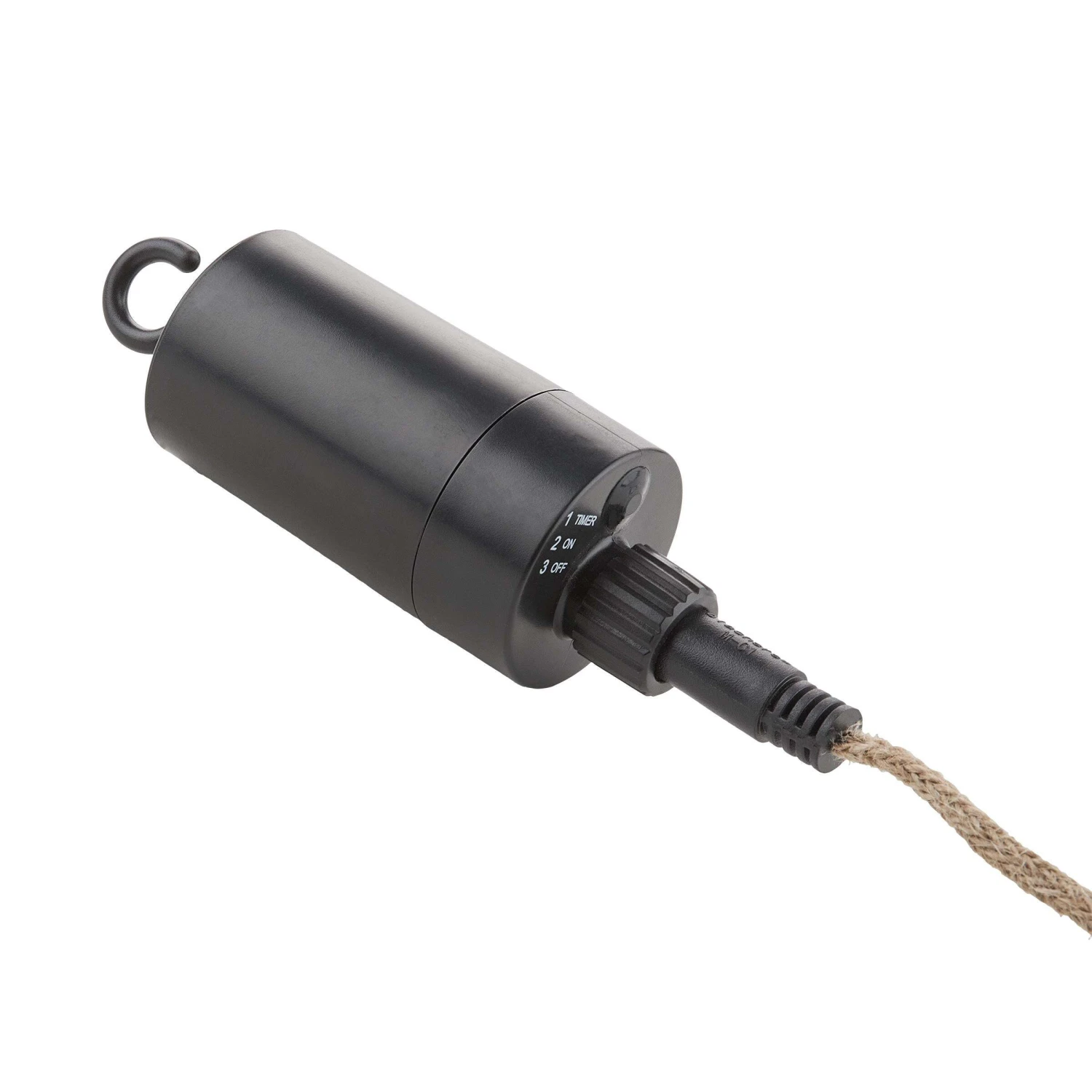 LED-Hängeleuchte Mit Jutekordel Und Aufhängung BULB LIGHT In Schwarz 7 LED-Hängeleuchte Mit Jutekordel Und Aufhängung BULB LIGHT In Schwarz – Bild 5