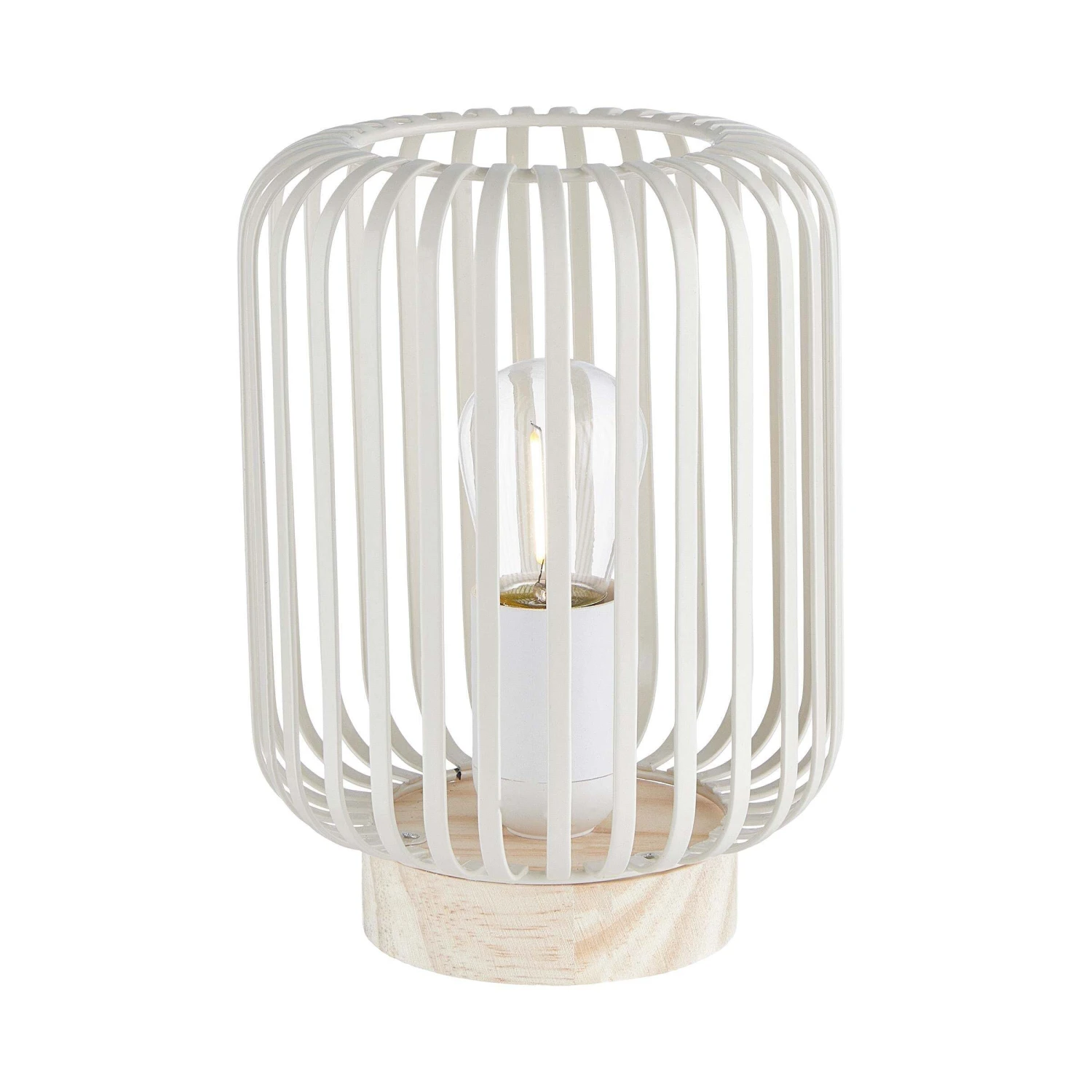 LED Laterne Höhe 19cm NORDICA In Beige 6 LED Laterne Höhe 19cm NORDICA In Beige – Bild 4