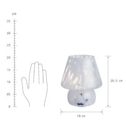 LED Leuchte Höhe 21cm MISS MARBLE In Hellblau 13 LED Leuchte Höhe 21cm MISS MARBLE In Hellblau -Home Decoration&Supplies butlers led leuchte hohe 21cm miss marble in hellblau 4