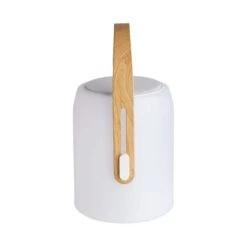 LED Leuchte Mit Bluetooth® Und Farbwechsel SOUND LOUNGE In Weiß-Hellbraun -Home Decoration&Supplies butlers led leuchte mit bluetooth r und farbwechsel sound lounge in weiss hellbraun 10