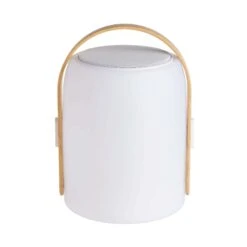 LED Leuchte Mit Bluetooth® Und Farbwechsel SOUND LOUNGE In Weiß-Hellbraun -Home Decoration&Supplies butlers led leuchte mit bluetooth r und farbwechsel sound lounge in weiss hellbraun 11