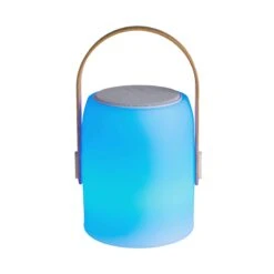 LED Leuchte Mit Bluetooth® Und Farbwechsel SOUND LOUNGE In Weiß-Hellbraun -Home Decoration&Supplies butlers led leuchte mit bluetooth r und farbwechsel sound lounge in weiss hellbraun 6