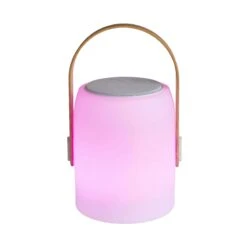 LED Leuchte Mit Bluetooth® Und Farbwechsel SOUND LOUNGE In Weiß-Hellbraun -Home Decoration&Supplies butlers led leuchte mit bluetooth r und farbwechsel sound lounge in weiss hellbraun 9