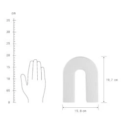 LED Lichterbogen Höhe 20cm RAINBOW In Weiß -Home Decoration&Supplies butlers led lichterbogen hohe 20cm rainbow in weiss 4