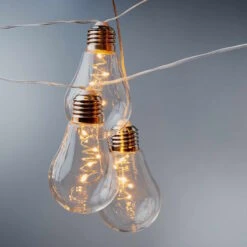 LED-Lichterkette 10 Lichter Mit USB-Batteriefach BULB LIGHTS In Transparent 18 LED-Lichterkette 10 Lichter Mit USB-Batteriefach BULB LIGHTS In Transparent -Home Decoration&Supplies butlers led lichterkette 10 lichter mit usb batteriefach bulb lights in transparent 4