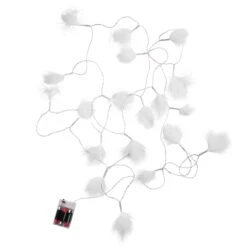 LED-Lichterkette Federn 20 Lichter Mit USB-Batteriefach FEATHERS In Weiß -Home Decoration&Supplies butlers led lichterkette federn 20 lichter mit usb batteriefach feathers in weiss 1