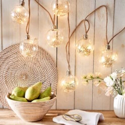 LED Lichterkette Trockenblume BULB LIGHTS In Natur 13 LED Lichterkette Trockenblume BULB LIGHTS In Natur -Home Decoration&Supplies butlers led lichterkette trockenblume bulb lights in natur 5