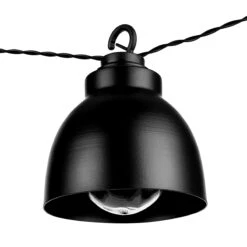 Metall-Lampenkette Mit Stecker WAREHOUSE In Schwarz -Home Decoration&Supplies butlers metall lampenkette mit stecker warehouse in schwarz 3