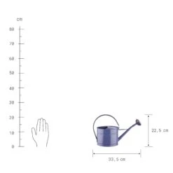 Mini-Gießkanne 1,5l ZINC In Blau 8 Mini-Gießkanne 1,5l ZINC In Blau -Home Decoration&Supplies butlers mini giesskanne 1 5l zinc in blau 2