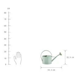 Mini-Gießkanne 1,5l ZINC In Pastellgrün -Home Decoration&Supplies butlers mini giesskanne 1 5l zinc in pastellgrun 2