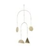 Mobile 4 Ornamente Länge 48cm PEACEFUL HOME In Gold -Home Decoration&Supplies butlers mobile 4 ornamente lange 48cm peaceful home in gold