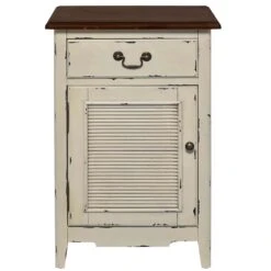 Nachttisch CABOTT COVE In Creme-Braun -Home Decoration&Supplies butlers nachttisch cabott cove in creme braun 2