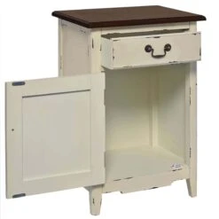 Nachttisch CABOTT COVE In Creme-Braun -Home Decoration&Supplies butlers nachttisch cabott cove in creme braun 6