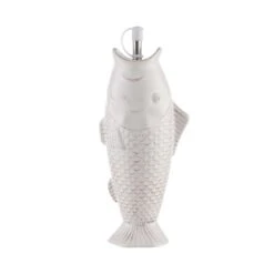 Ölflasche Fisch 370ml PESCARA In Weiß