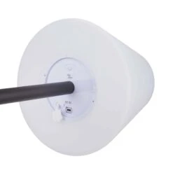 Outdoor Solar-Tischleuchte Mit Farbwechsel LIGHT UP In Schwarz-Weiß -Home Decoration&Supplies butlers outdoor solar tischleuchte mit farbwechsel light up in schwarz weiss 6