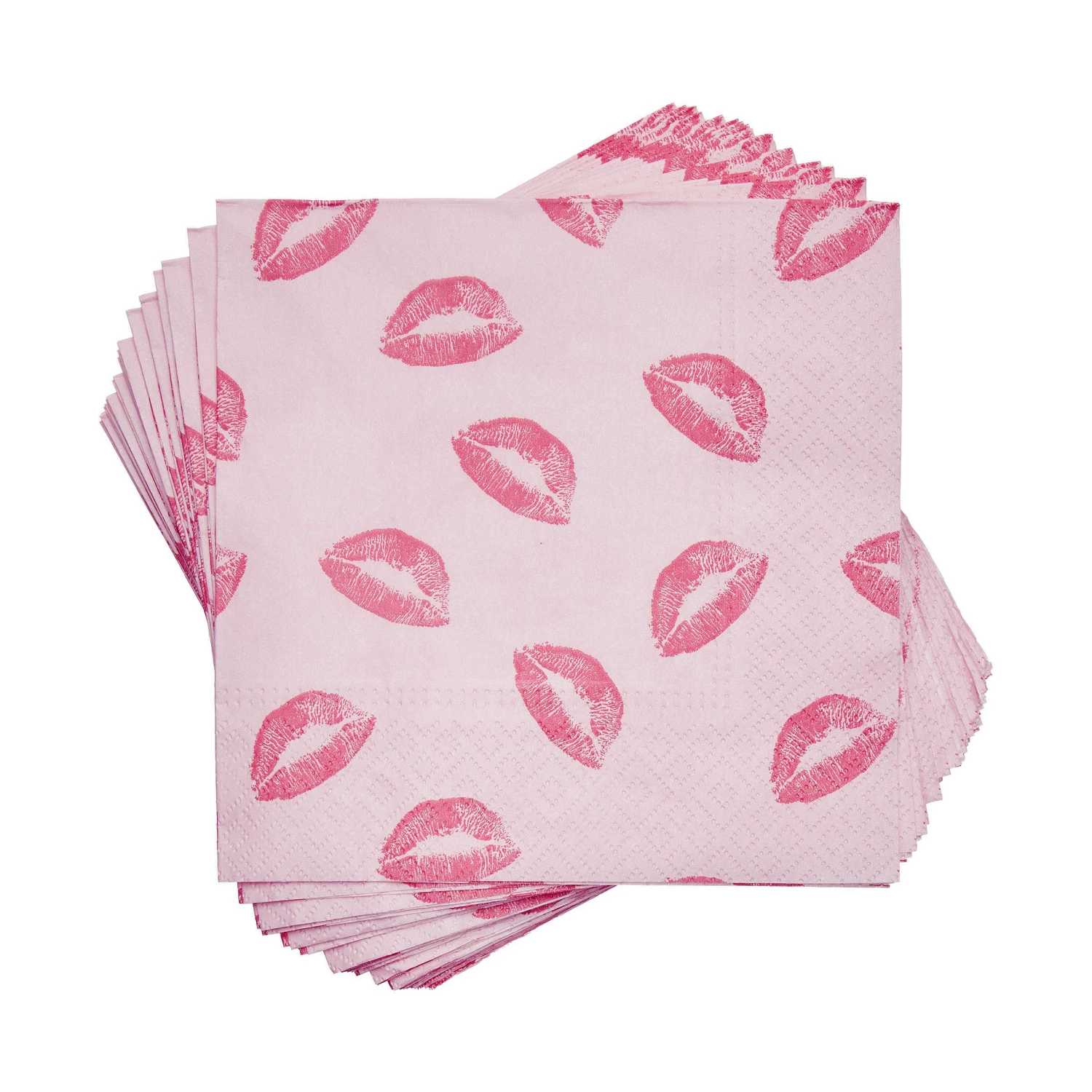 Papierserviette Kuss 20 Stück APRÈS In Rosa 3 Papierserviette Kuss 20 Stück APRÈS In Rosa