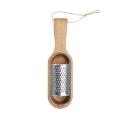 Parmesanreibe L 24,5 X B 7cm GOURMET In Braun-Silber -Home Decoration&Supplies butlers parmesanreibe l 24 5 x b 7cm gourmet in braun silber 3