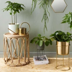 Pflanztopf Auf Gestell Höhe 40cm PLANTA In Gold -Home Decoration&Supplies butlers pflanztopf auf gestell hohe 40cm planta in gold 4