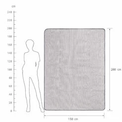 Picknickdecke L 150 X B 200cm WANDERLUST In Taupe-Weiß 10 Picknickdecke L 150 X B 200cm WANDERLUST In Taupe-Weiß -Home Decoration&Supplies butlers picknickdecke l 150 x b 200cm wanderlust in taupe weiss 3