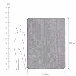 Picknickdecke Streifen L 150 X B 200cm WANDERLUST In Blau-Creme -Home Decoration&Supplies butlers picknickdecke streifen l 150 x b 200cm wanderlust in blau creme 3