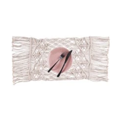 Platzset L 48 X B 33cm MACRAMÉ In Creme