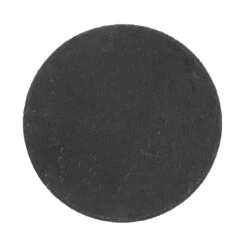 Schieferplatte Ø 30cm PLATEAU In Schwarz