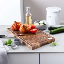 Schneidebrett Mit Saftrille Und Intarsien L 50 X B 27cm ACACIA In Braun -Home Decoration&Supplies butlers schneidebrett mit saftrille und intarsien l 50 x b 27cm acacia in braun 8