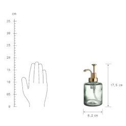 Seifenspender 380ml SAVOIE In Grün-Gold -Home Decoration&Supplies butlers seifenspender 380ml savoie in grun gold 2