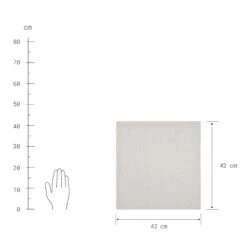 Serviette L 42 X B 42cm LAGOS In Weiß-Beige -Home Decoration&Supplies butlers serviette l 42 x b 42cm lagos in weiss beige 3