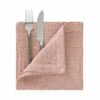 Serviette L 42 X B 42cm LOOM In Rosé -Home Decoration&Supplies butlers serviette l 42 x b 42cm loom in rose
