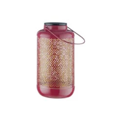 Solar-Laterne H 24cm SOLANA In Lila-Gold -Home Decoration&Supplies butlers solar laterne h 24cm solana in lila gold 2