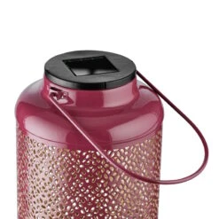 Solar-Laterne H 24cm SOLANA In Lila-Gold -Home Decoration&Supplies butlers solar laterne h 24cm solana in lila gold 3