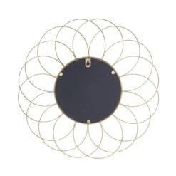 Spiegel Blume Ø42cm FIORE In Gold 7 Spiegel Blume Ø42cm FIORE In Gold -Home Decoration&Supplies butlers spiegel blume o42cm fiore in gold 2