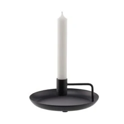 Stabkerzenhalter Höhe 6cm HIGHLIGHT In Schwarz -Home Decoration&Supplies butlers stabkerzenhalter hohe 6cm highlight in schwarz 2