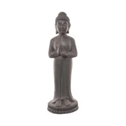 Statue Höhe 96cm BUDDHA In Grau