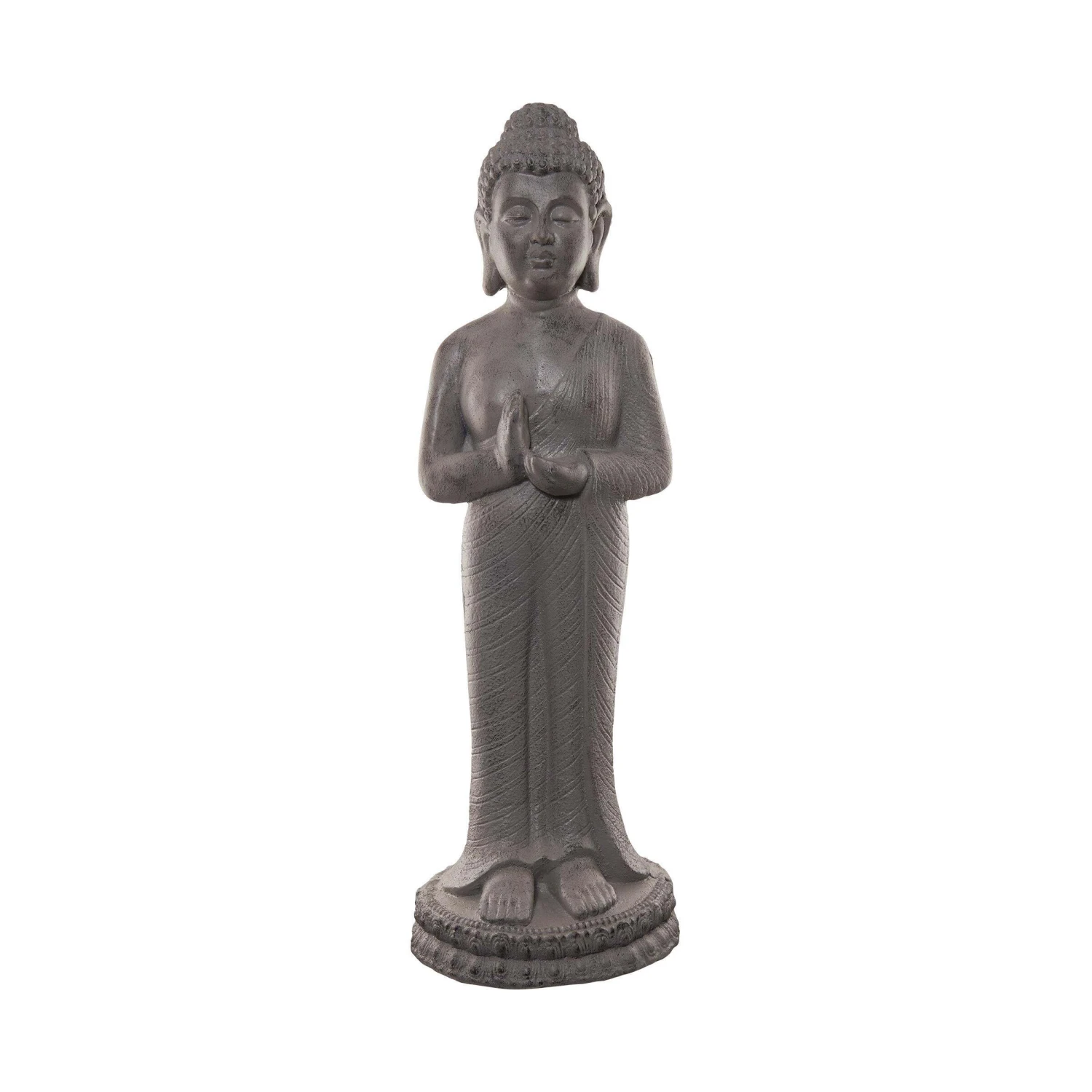 Statue Höhe 96cm BUDDHA In Grau 3 Statue Höhe 96cm BUDDHA In Grau