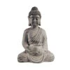 Statue Mit Kerzenteller Höhe 46cm BUDDHA In Grau -Home Decoration&Supplies butlers statue mit kerzenteller hohe 46cm buddha in grau