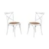 Stuhl 2er-Set Weiß CROSS COUNTRY In Weiß -Home Decoration&Supplies butlers stuhl 2er set weiss cross country in weiss