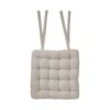 Stuhlkissen Mit Bändchen L 35 X B 37cm SOLID In Beige -Home Decoration&Supplies butlers stuhlkissen mit bandchen l 35 x b 37cm solid in beige