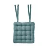 Stuhlkissen Mit Bändchen L 35 X B 37cm SOLID In Türkis -Home Decoration&Supplies butlers stuhlkissen mit bandchen l 35 x b 37cm solid in turkis