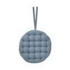 Stuhlkissen Mit Bändchen Ø42cm SOLID In Blau -Home Decoration&Supplies butlers stuhlkissen mit bandchen o42cm solid in blau