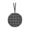 Stuhlkissen Mit Bändchen Ø42cm SOLID In Grau -Home Decoration&Supplies butlers stuhlkissen mit bandchen o42cm solid in grau